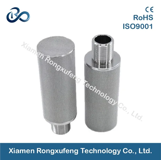 Customized 1-20 Inch Stainless Steel 304/316/316L Sintered Wire Mesh Cylindrical Filters