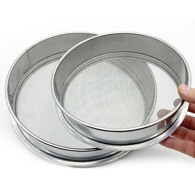 Glass Grain 10 20 100 200 350 600 Micron Stainless Steel Test Sieve for Glass Particle Screening