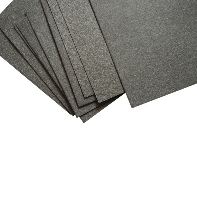 100*100mm Stainless Steel 304 316 Fiber Felt Metal Fiber Felt Stainless Steel Sintered Felt Filter Fel