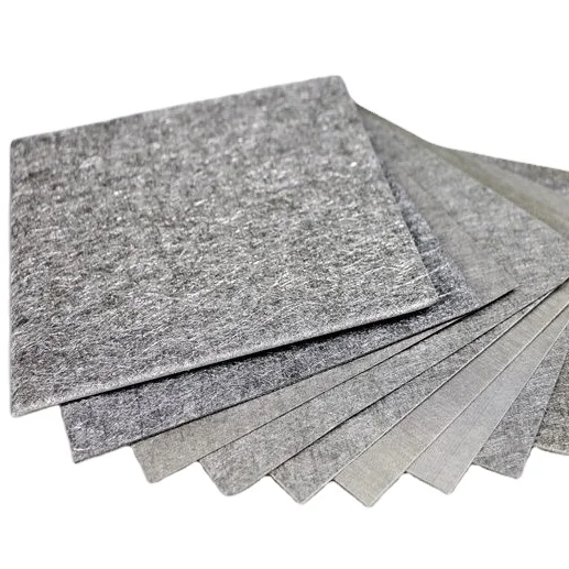 100*100mm Stainless Steel 304 316 Fiber Felt Metal Fiber Felt Stainless Steel Sintered Felt Filter Fel