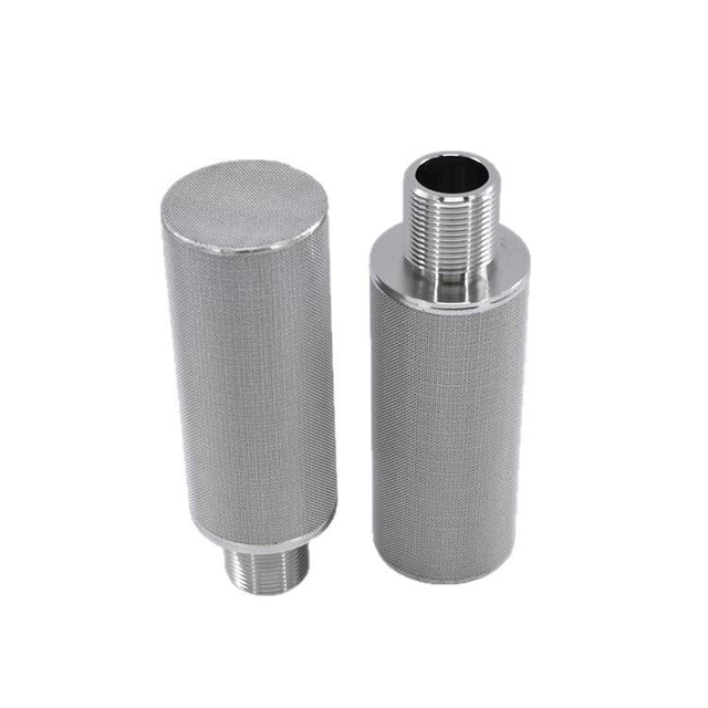 Customized 1-20 Inch Stainless Steel 304/316/316L Sintered Wire Mesh Cylindrical Filters