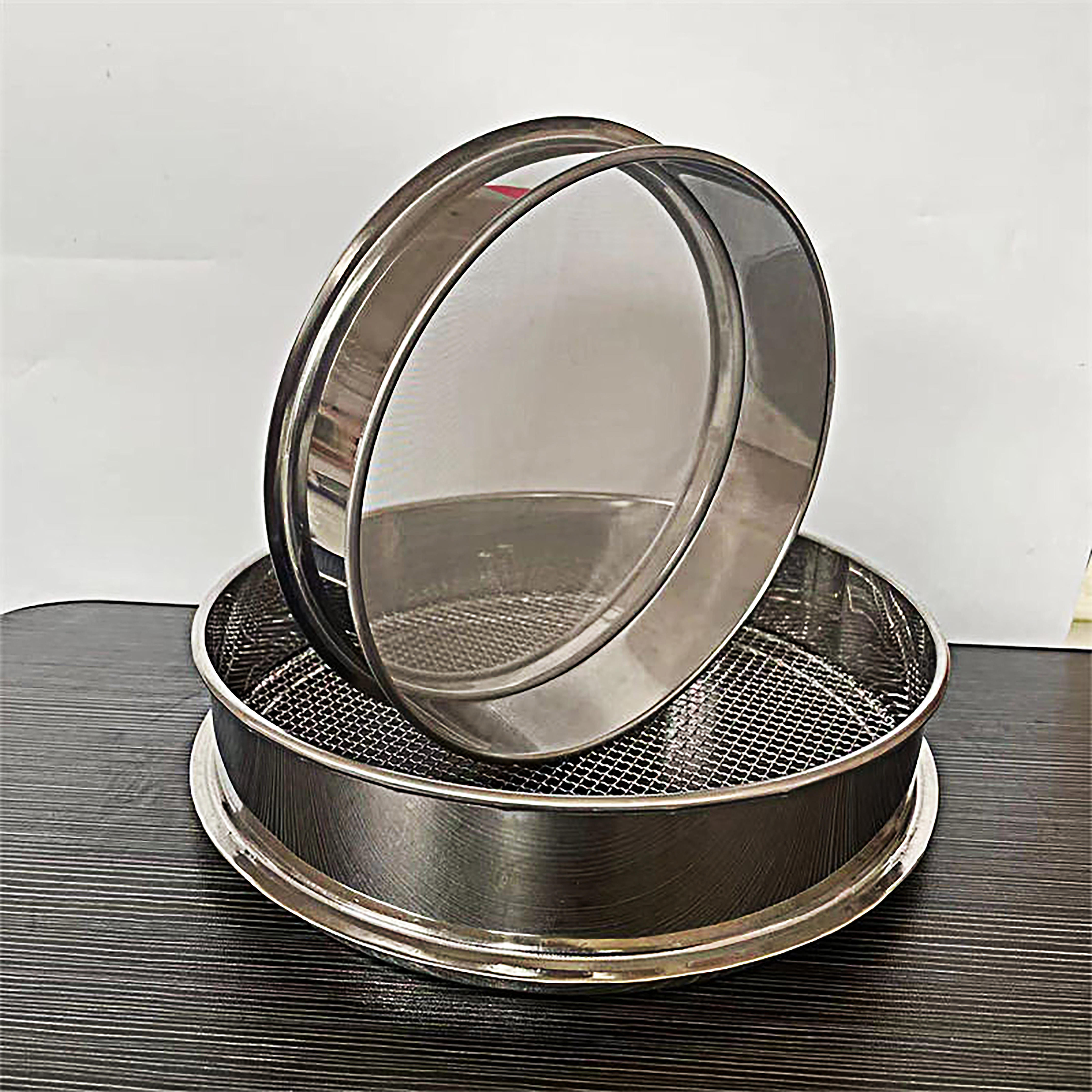 Glass Grain 10 20 100 200 350 600 Micron Stainless Steel Test Sieve for Glass Particle Screening