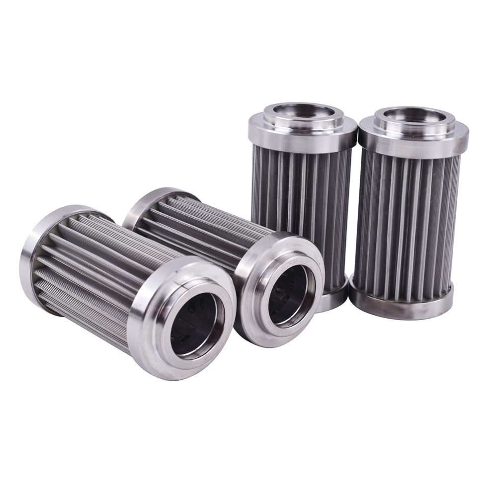 Customized 1-20 Inch Stainless Steel 304/316/316L Sintered Wire Mesh Cylindrical Filters